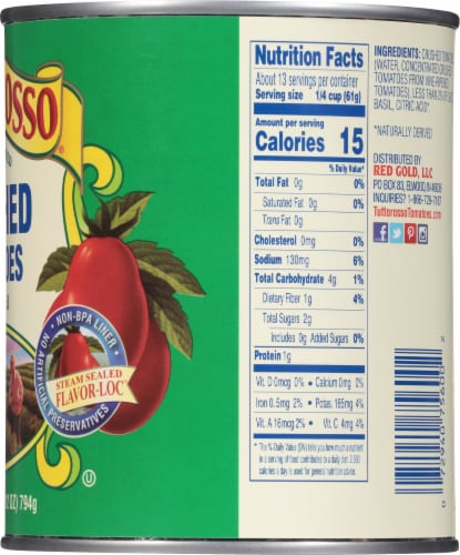 Tuttorosso® Crushed Tomatoes with Basil Perspective: right