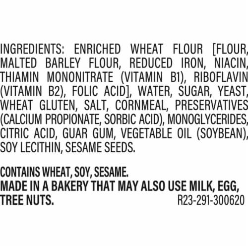 Sara Lee Deluxe Plain Bagels Perspective: right