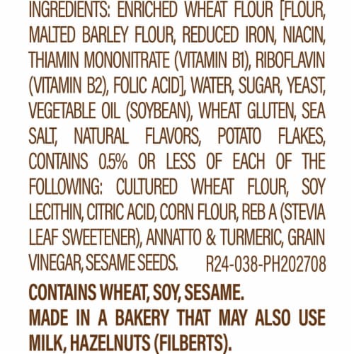 Sara Lee Artesano Hawaiian Bread Perspective: right