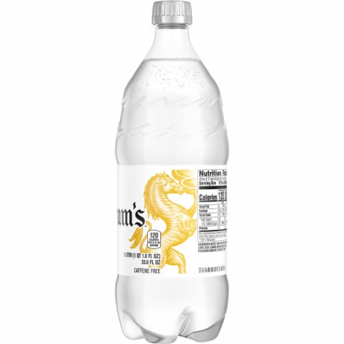 Seagrams Tonic Water Bottle Perspective: right