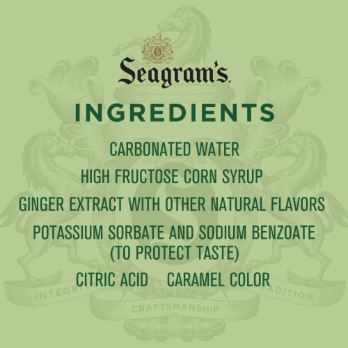 Seagram'S® Ginger Ale Caffeine Free Soda Cans Perspective: right