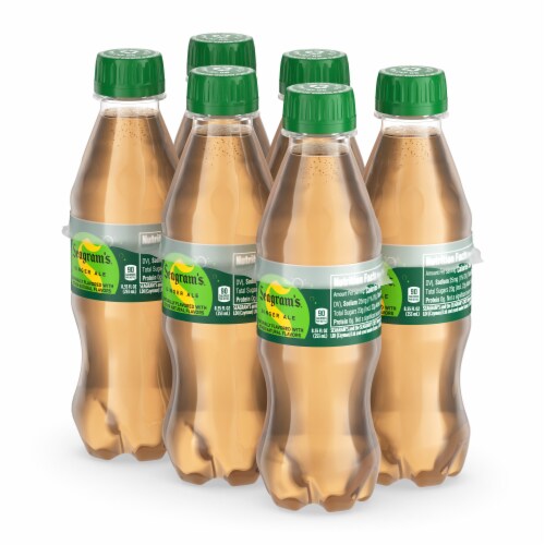 Seagram'S® Ginger Ale Caffeine Free Soda Bottles Perspective: right