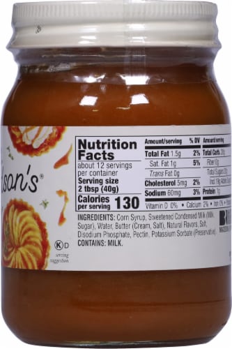 Mrs. Richardson's® Caramel Dessert Sauce Topping Perspective: right