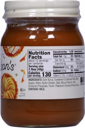 Mrs. Richardson's® Caramel Dessert Sauce Topping Perspective: right