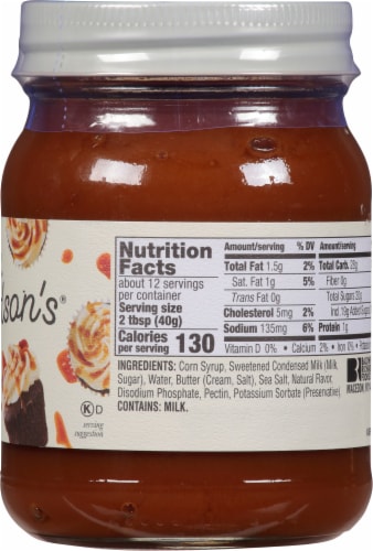 Mrs. Richardson's Sea Salt Caramel Dessert Sauce Perspective: right
