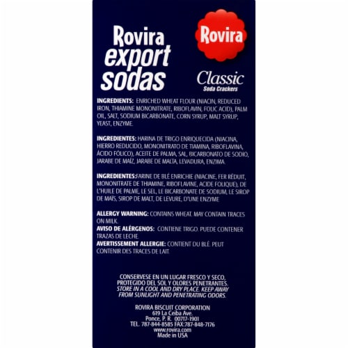 Rovira Classic Soda Crackers Perspective: right