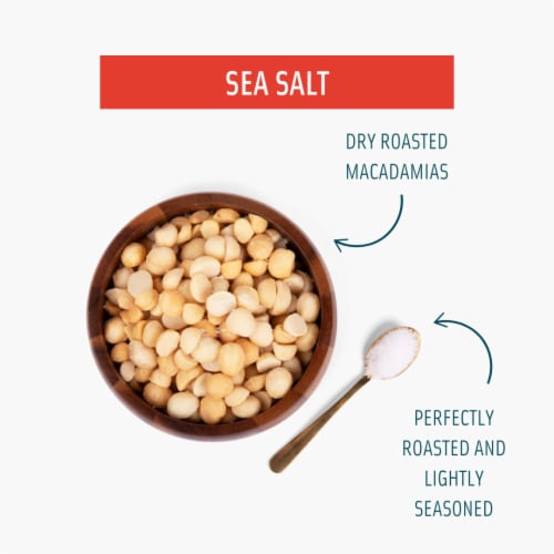 Mauna Loa Sea Salt Macadamia Nuts - 4oz Bag Perspective: right
