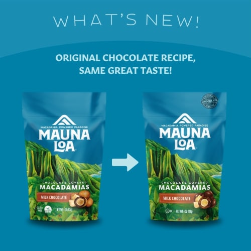 Mauna Loa Milk Chocolate Macadamia Nuts - 4oz Bag Perspective: right