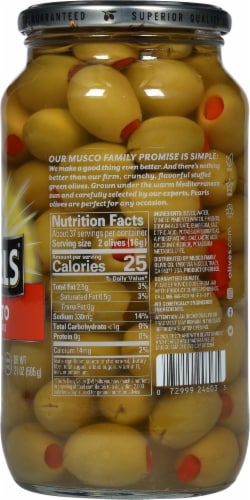 Pearls® Pimiento Stuffed Queen Green Olives Perspective: right