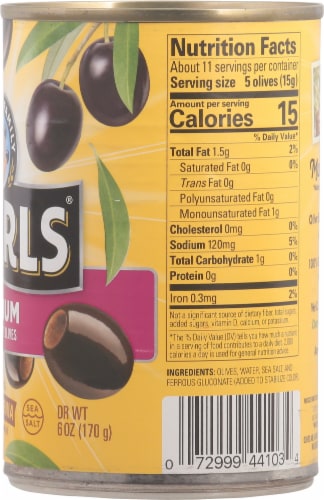 Pearls® Medium Pitted California Ripe Olives Perspective: right