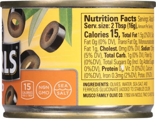 Pearls® Sliced Black Ripe Olives Perspective: right