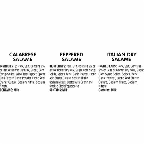 Columbus® Sliced Salame Charcuterie Trio Perspective: right