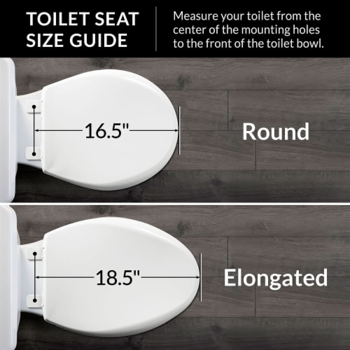 Mayfair Plastic Toilet Seat Perspective: right