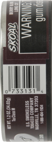 Skoal Long Cut Berry Blend Snuff Perspective: right