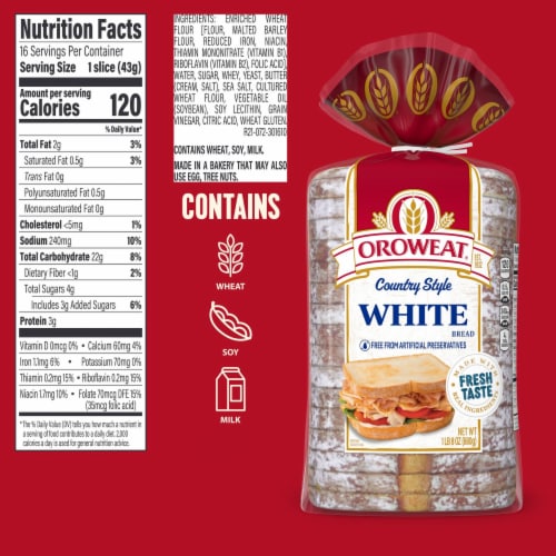 Oroweat Country Potato Bread Loaf, 24 oz