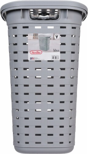 Sterilite® Weave Laundry Hamper - Cement Perspective: right