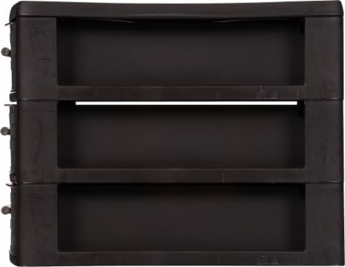 Sterilite Medium Weave 3 Drawer Unit - Espresso Perspective: right