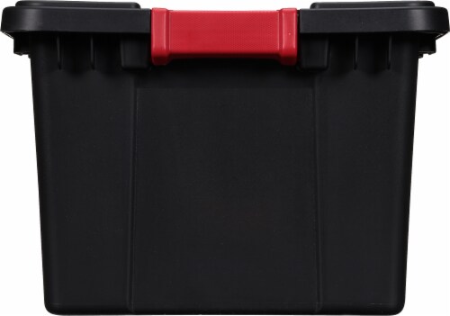 Sterilite Industrial Tote - Black Perspective: right