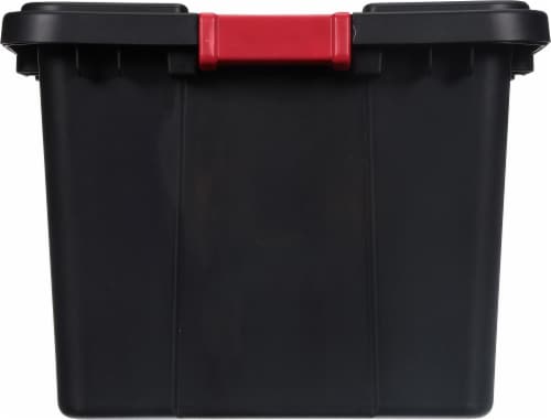 Sterilite Industrial Storage Tote - Black Perspective: right