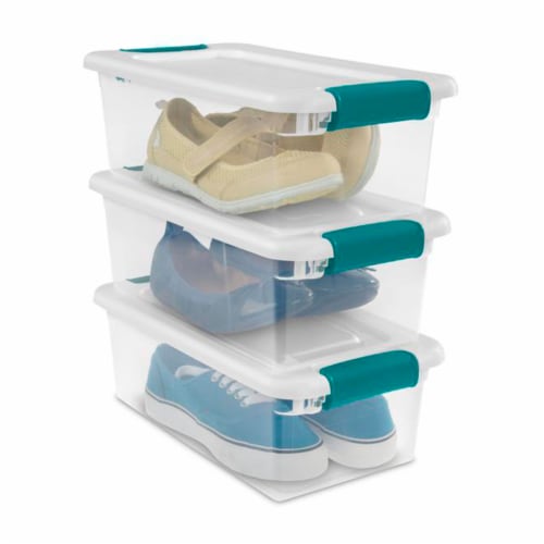Sterilite® Latching Storage Box - Clear Perspective: right