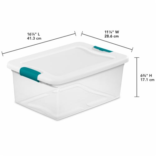 Sterilite Latching Storage Box Perspective: right