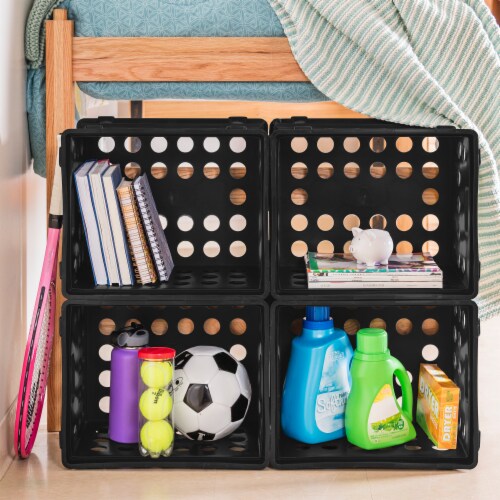 Sterilite File Crate - Black Perspective: right