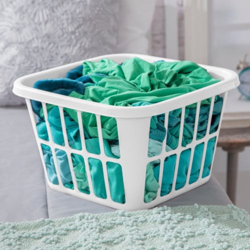 Sterilite Square Laundry Basket - White Perspective: right