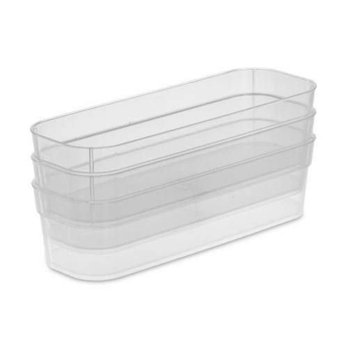 Sterilite® Narrow Storage Trays Perspective: right