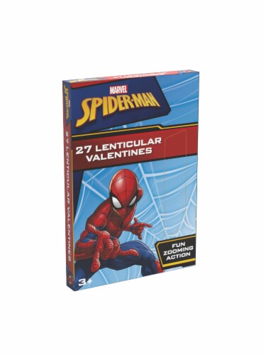Paper Magic Valentine's Exchange Cards Lenticular Spiderman Perspective: right