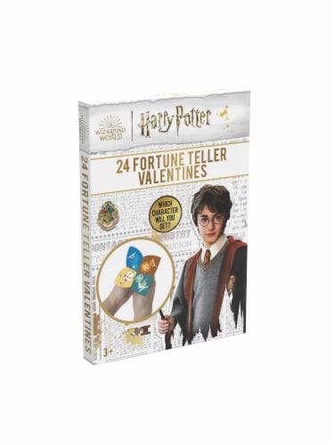 Paper Magic Valentine's Exchange Cards Harry Potter Fortune Tellers Perspective: right