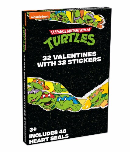 TMNT Valentine's Stickers Perspective: right
