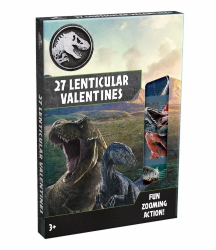 Jurassic World Lenticular Valentines Perspective: right