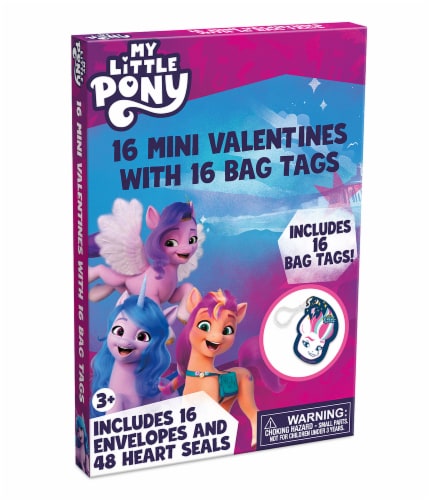 My Little Pony Valentine's Bag Tags Perspective: right