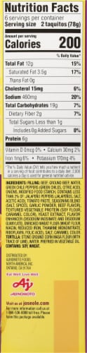 Jose Ole® Double Stuffed Beef Corn Taquitos Perspective: right