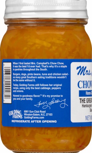 Mrs. Campbell's Sweet Chow Chow Relish Perspective: right