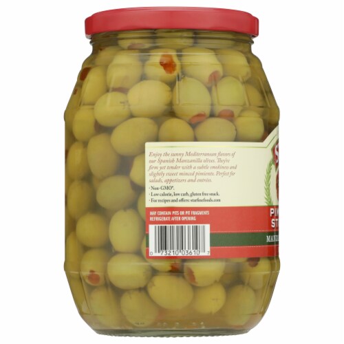 Star Piminto Stuffed Manzanilla Spanish Olives Perspective: right