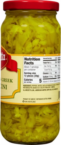 Mezzetta Sliced Golden Medium Heat Greek Peperoncini Perspective: right