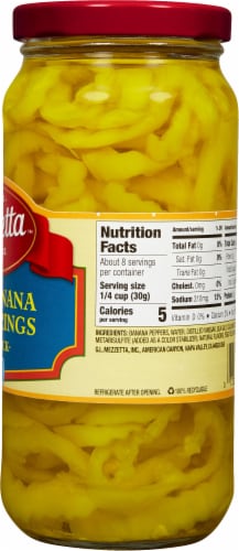 Mezzetta™ Mild Banana Pepper Rings Perspective: right