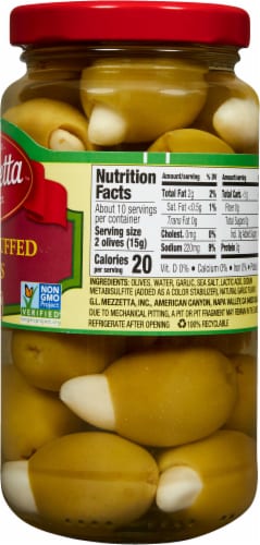 Mezzetta™ Garlic Stuffed Olives Perspective: right