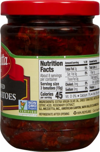 Mezzetta Sun-Ripened Dried Tomatoes Perspective: right