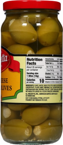 Mezzetta™ Greek-Style Feta Cheese Stuffed Olives Perspective: right