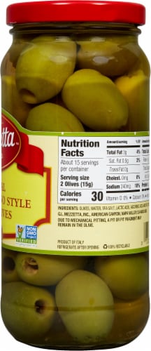 Mezzetta™ Colossal Castelvetrano Style Pitted Olives Perspective: right