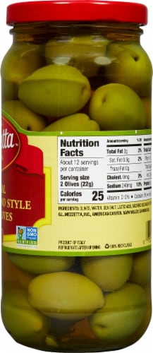 Mezzetta Colossal Castelvetrano Style Whole Olives Perspective: right