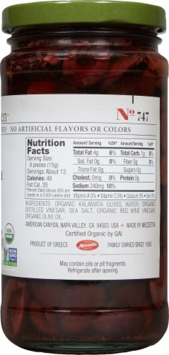 Jeff's Naturals Sliced Kalamata Olives Perspective: right