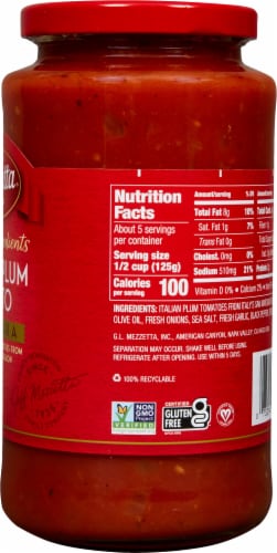 Mezzetta® Italian Plum Tomato Marinara Sauce Perspective: right