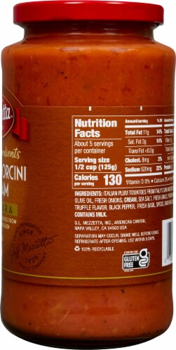 Mezzetta™ Truffle Porcini & Cream Marinara Sauce Perspective: right