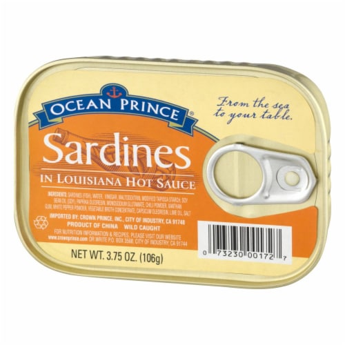 Ocean Prince Sardines in Louisiana Hot Sauce Perspective: right