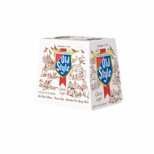 Old Style Beer American Lager Perspective: right