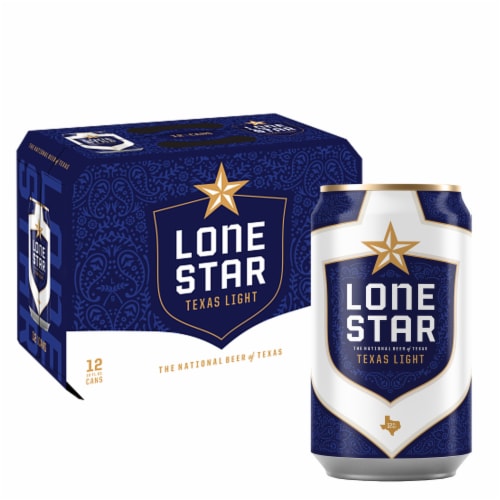 Lone Star Light Texas Lager Beer Perspective: right