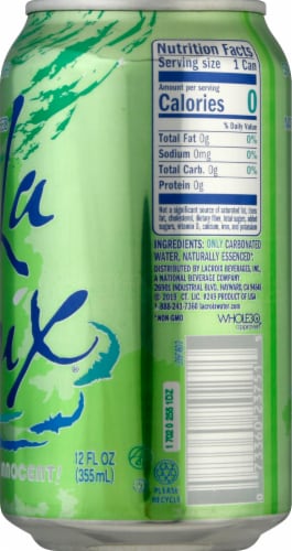 LaCroix® Lime Flavored Sparkling Water Can Perspective: right